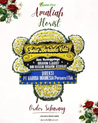 Papan Bunga Duka di Pasar Ambacang